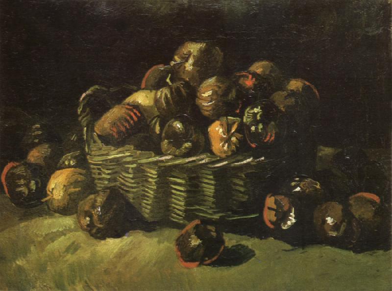 Vincent Van Gogh Still life with Basket of Apples (nn04) oil painting image